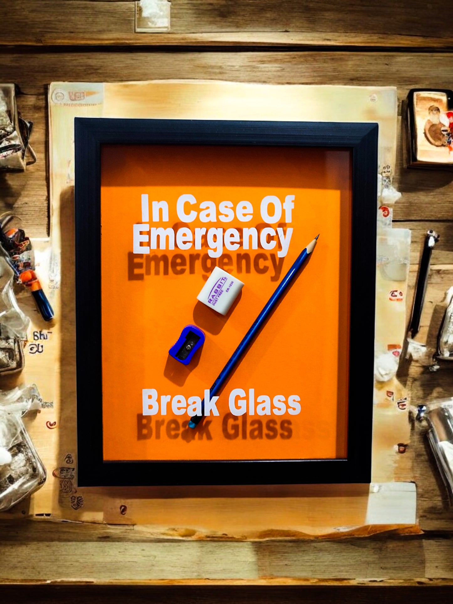 In Case Of Emergency Break Glass ✏
