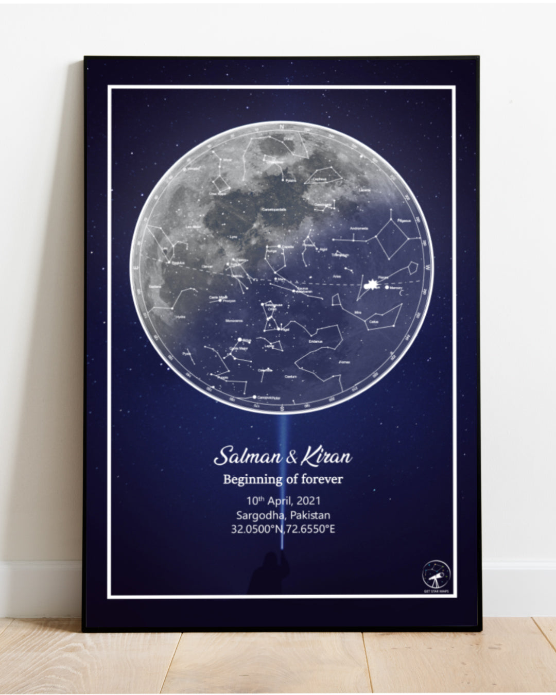 Blue Moon Star Map
