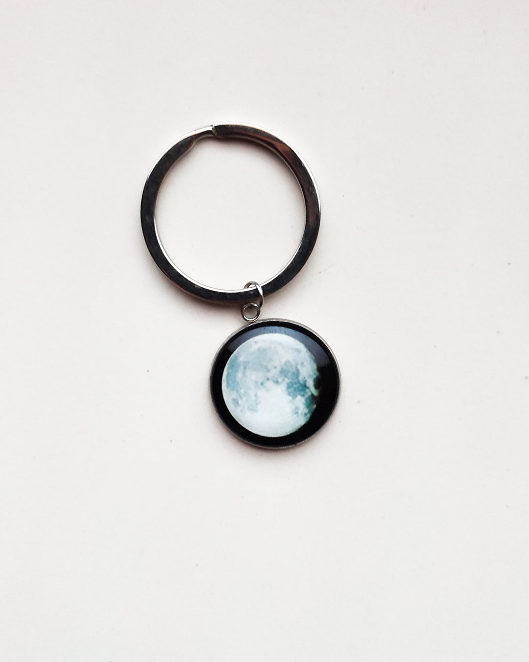 Waning Gibbous Moon - Key Ring
