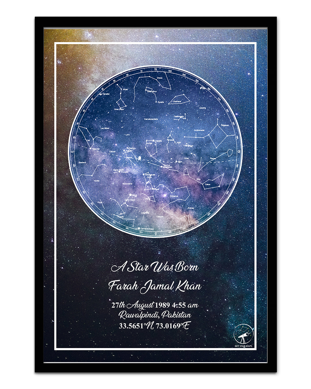 Galaxy Star Map