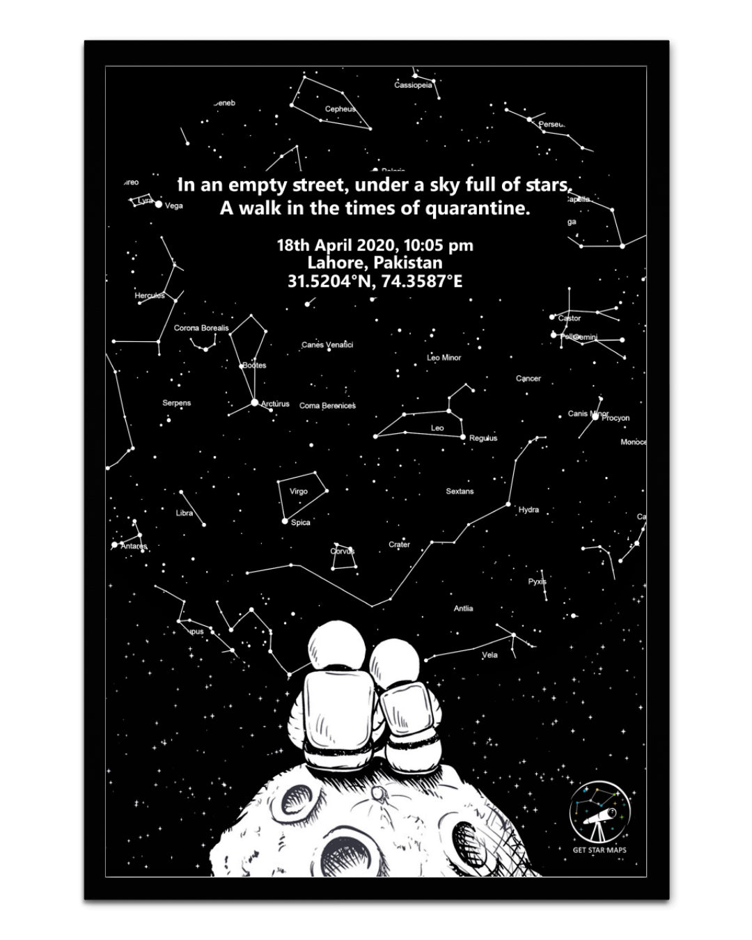 Astronaut Star Map