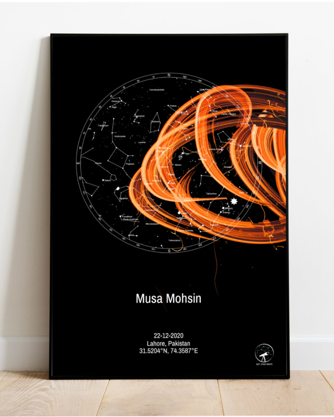 Bellatrix Galaxy Star Map