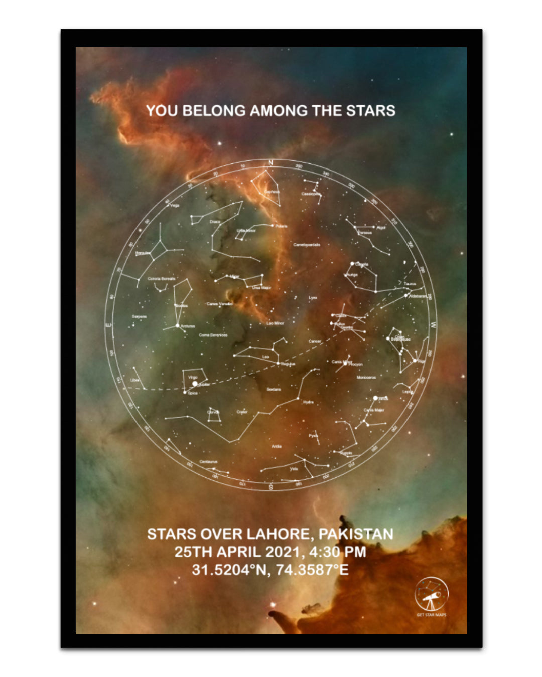 Ebola Galaxy Star Map