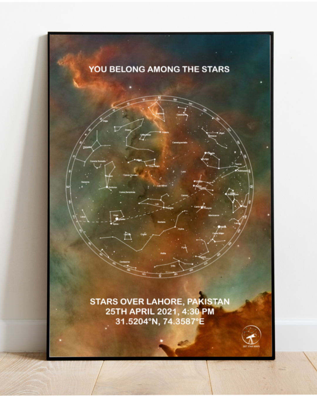 Ebola Galaxy Star Map