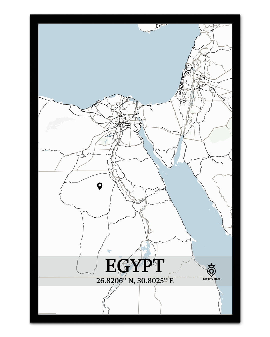 Egypt (White)- City Map