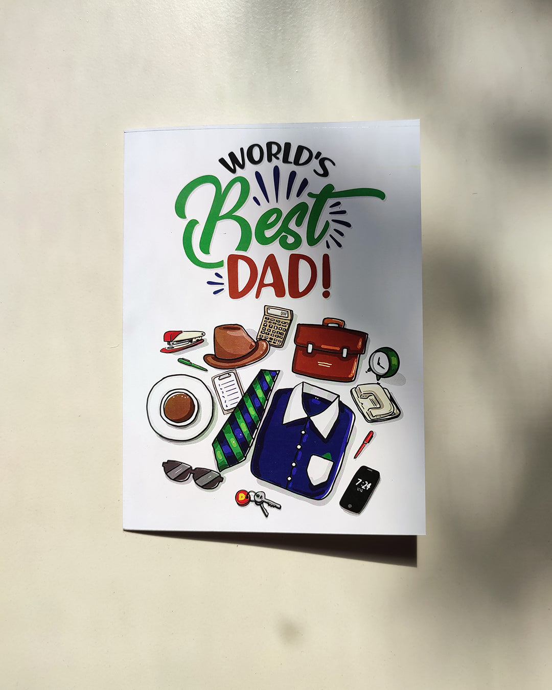 Worlds Best Dad Fathers Day Card