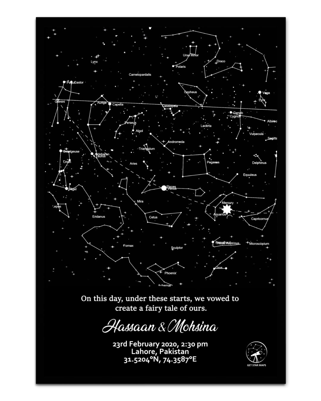 Edge 2 Edge - Black Star Map