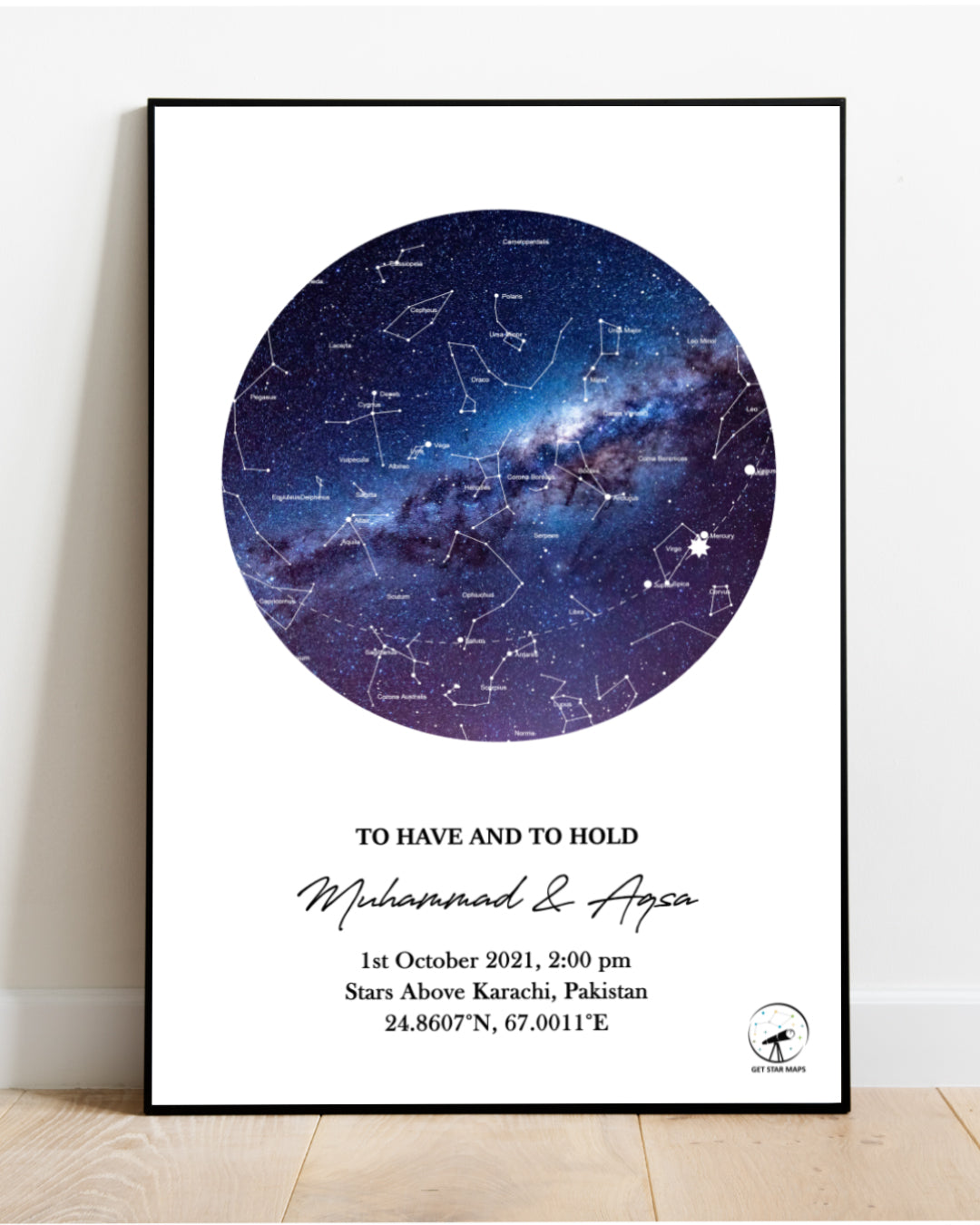 Galaxy Milky Way Star Map