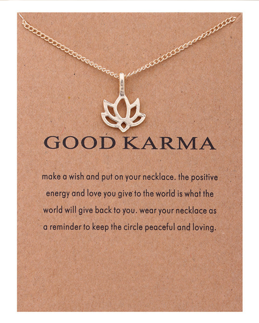 Good Karma Make a Wish Pendant