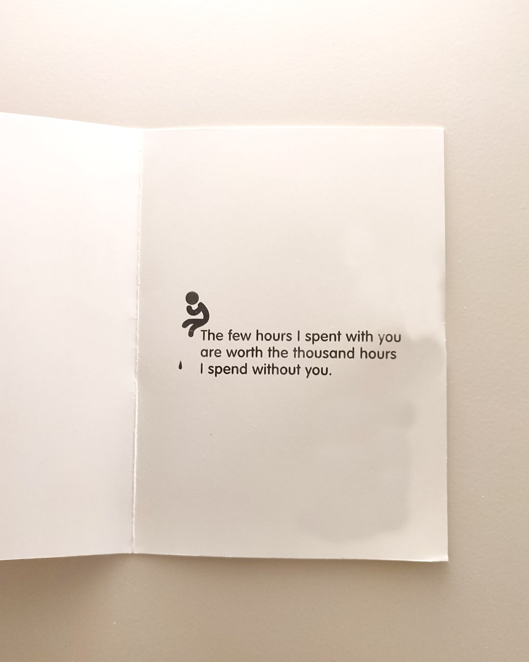 I Miss You Card