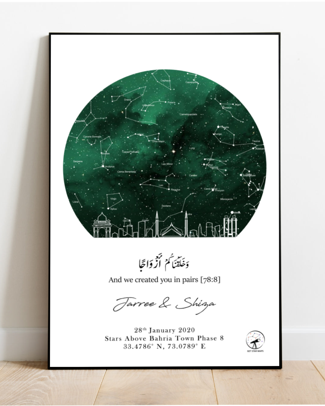 Skyline - Islamabad Star Map