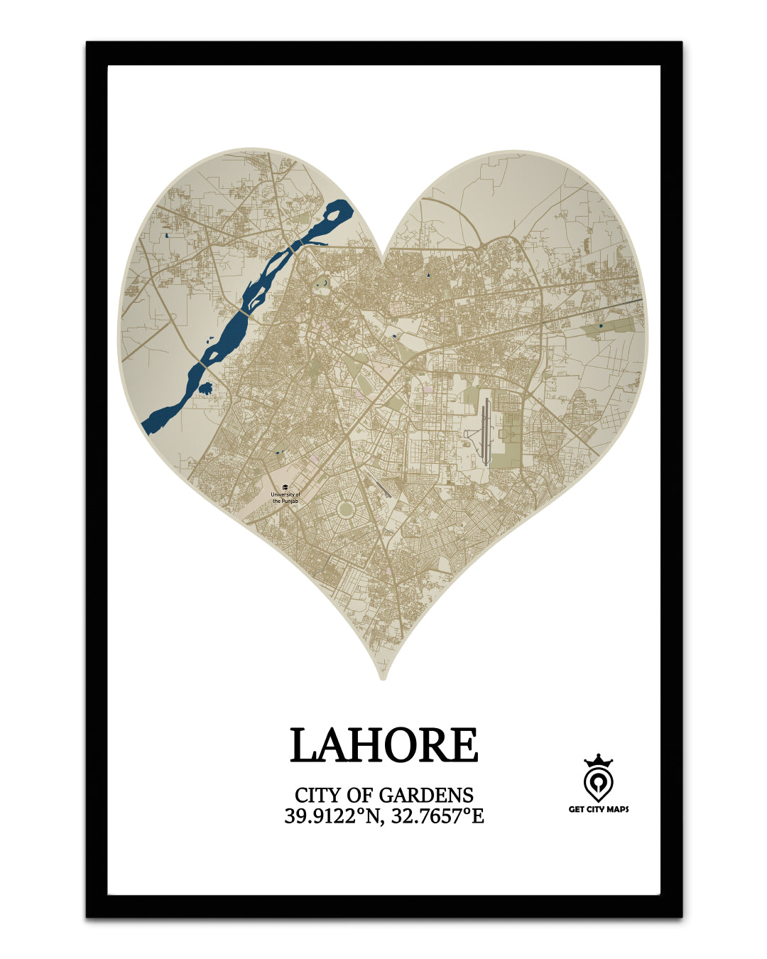 Heart of Lahore - City Map
