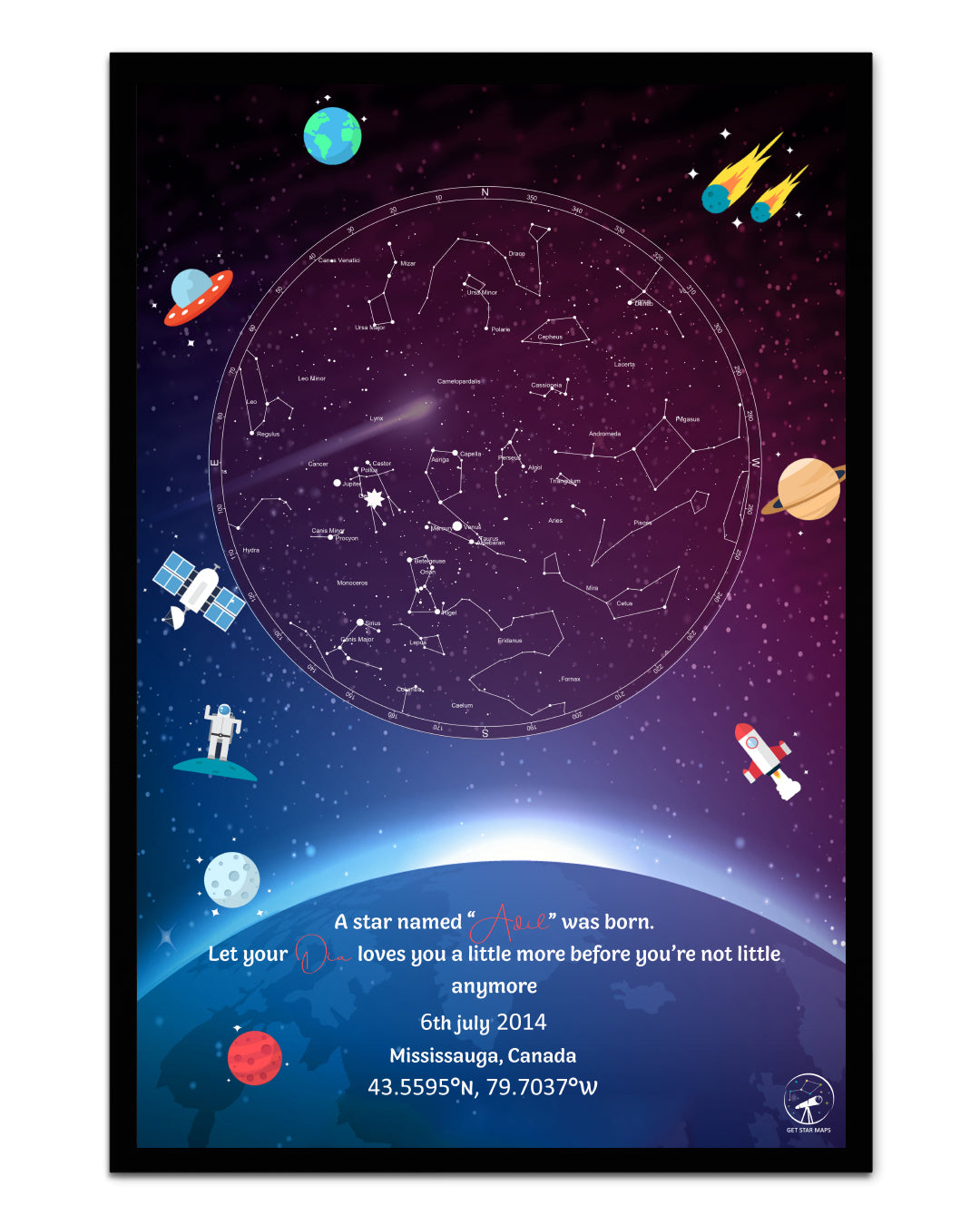 Astronaut - Kids Edition 2 Star Map