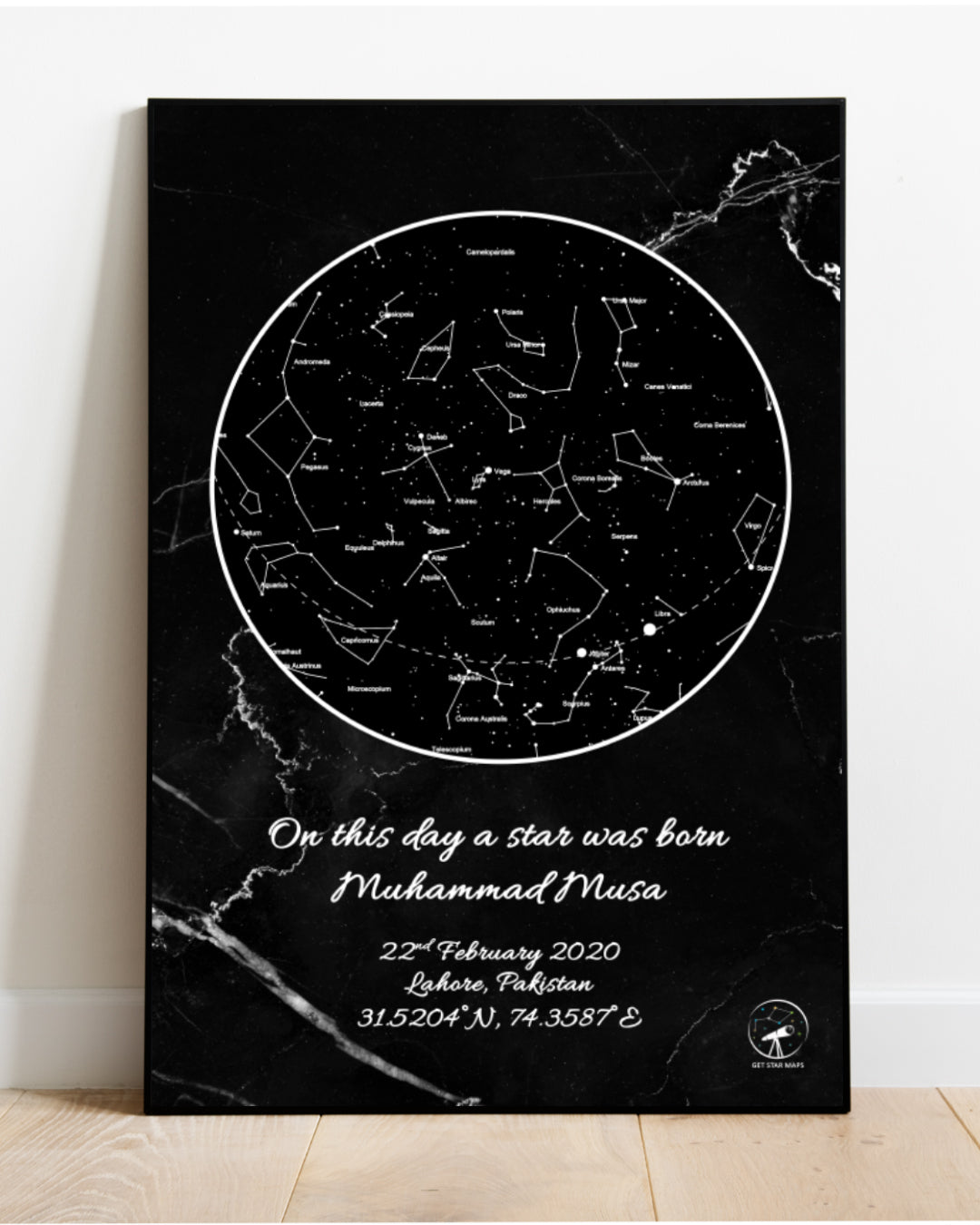 Touch of Marble Star Map