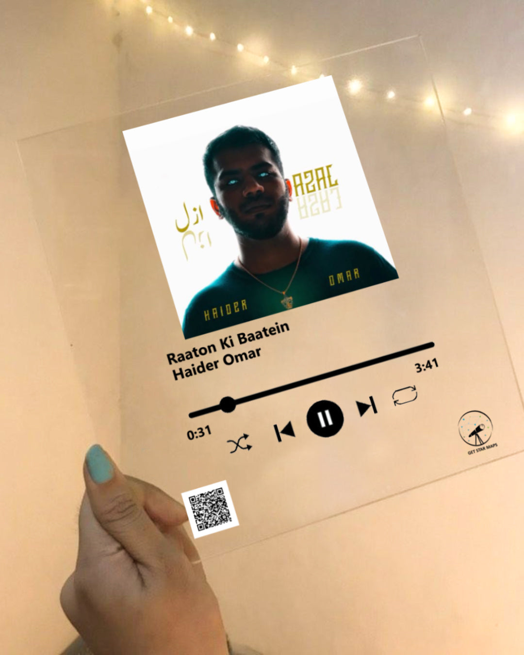 Custom Music Plaque – Personalized Album & Song Art