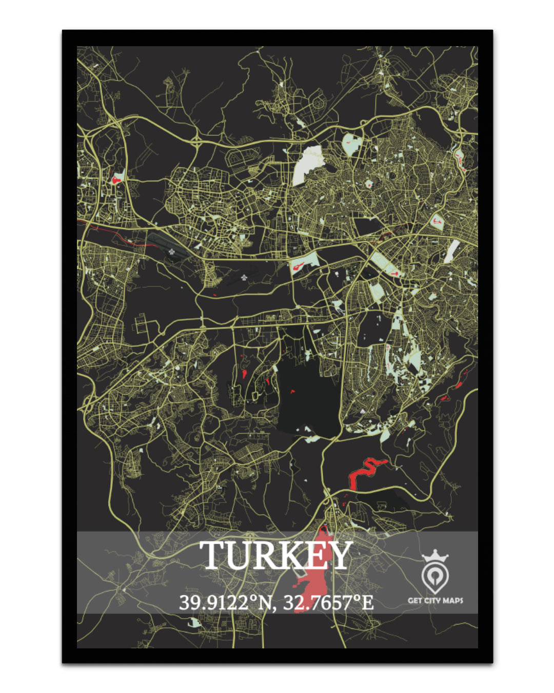Turkey - City Map