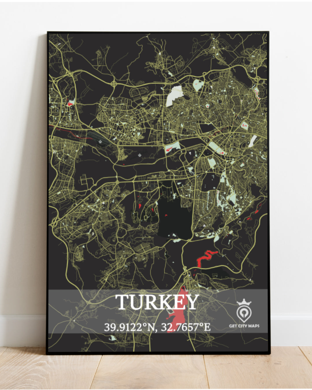 Turkey - City Map