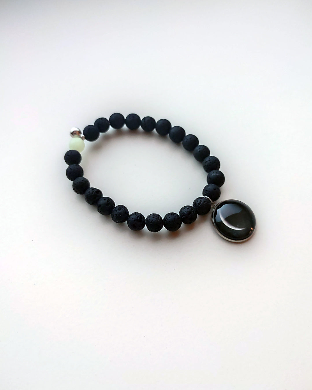 Waning Crescent - Black - Moon Glow Bracelet