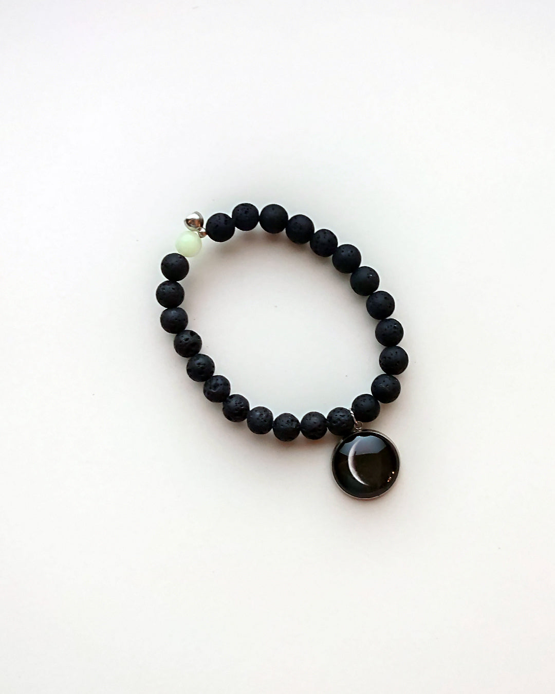 Waning Crescent - Black - Moon Glow Bracelet