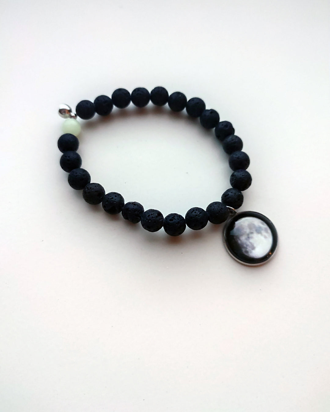 Waxing Gibbous - Black - Moon Glow Bracelet