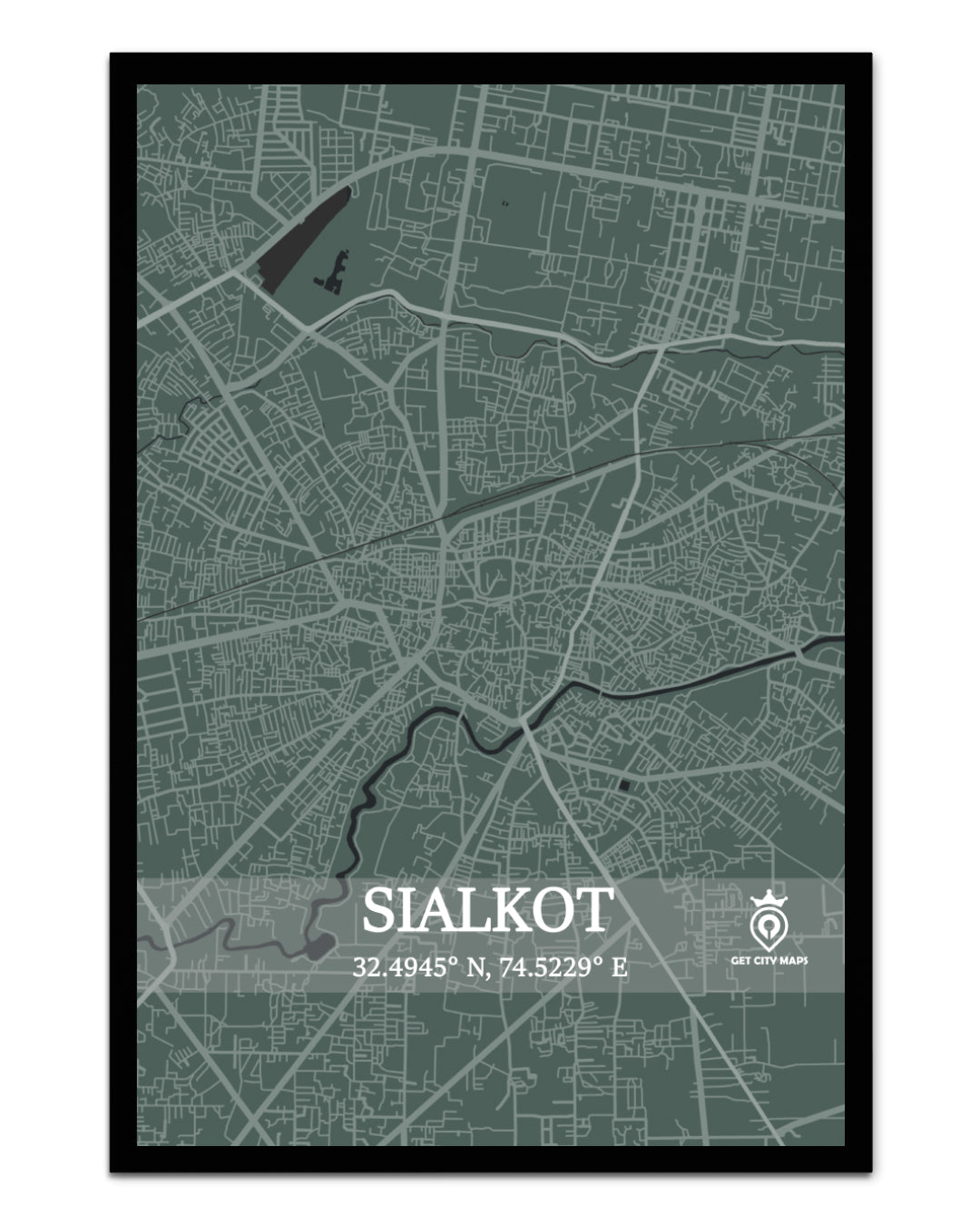 Sialkot - City Map