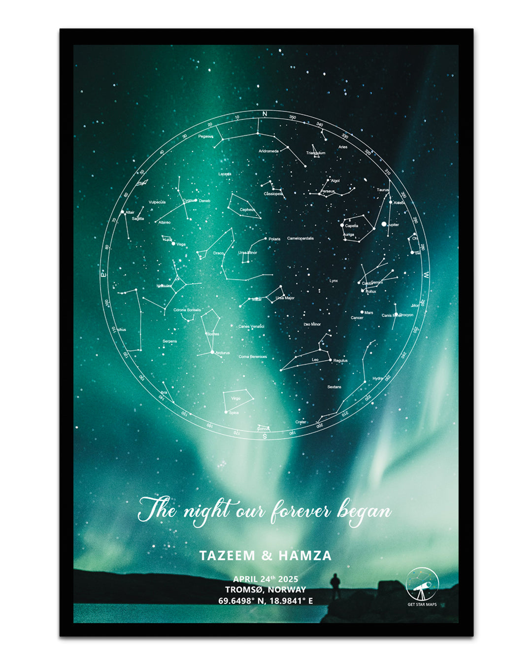 Milky Way Galaxy Star Map