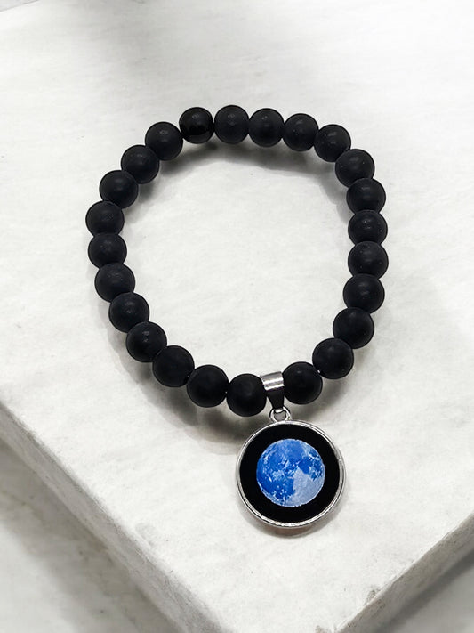 Blue Moon - Black - Moon Glow Bracelet