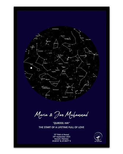 Midnight Elegance Star Map