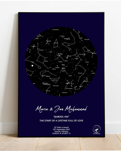 Midnight Elegance Star Map