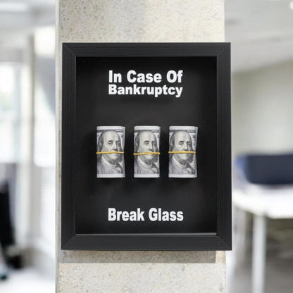 In Case Of Bankruptcy Break Glass 🔨