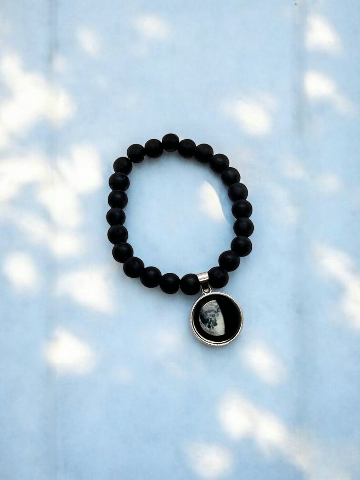 Waning Quarter - Black - Moon Glow Bracelet