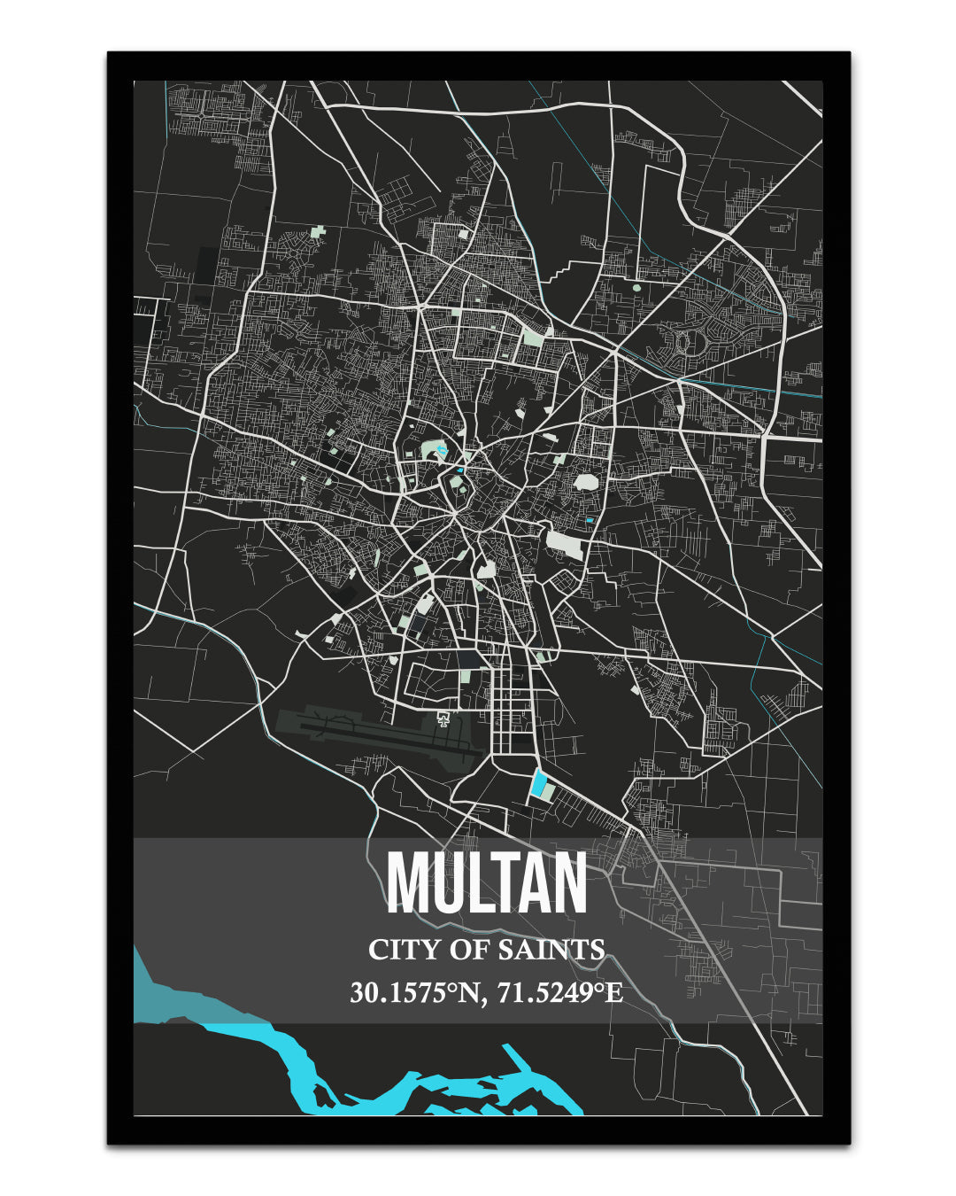 Multan - City Map – Tohfay Shofay