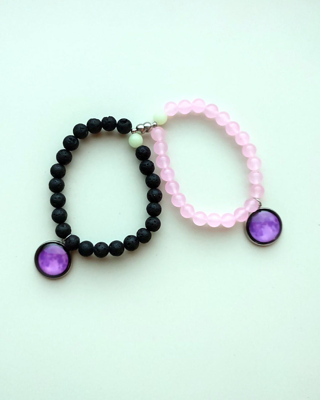 Purple Moon Couple - Moon Glow Bracelet