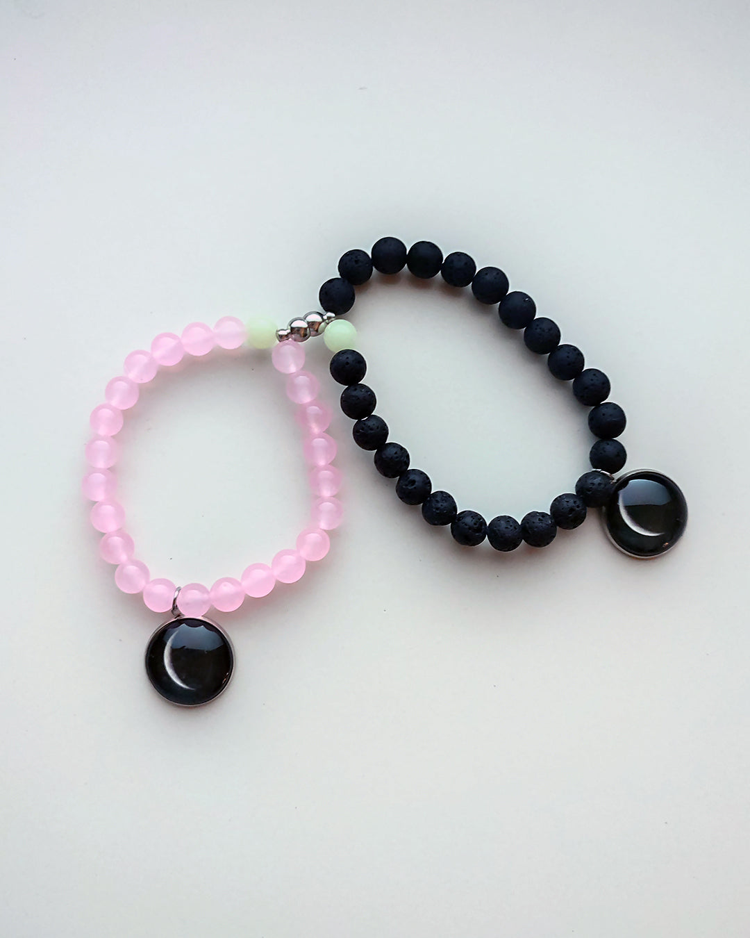 Waning Crescent - Pair - Moon Glow Bracelet