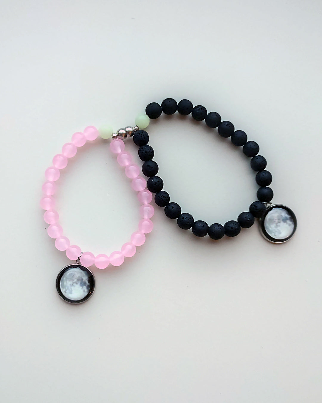 Waning Gibbous - Pair - Moon Glow Bracelet