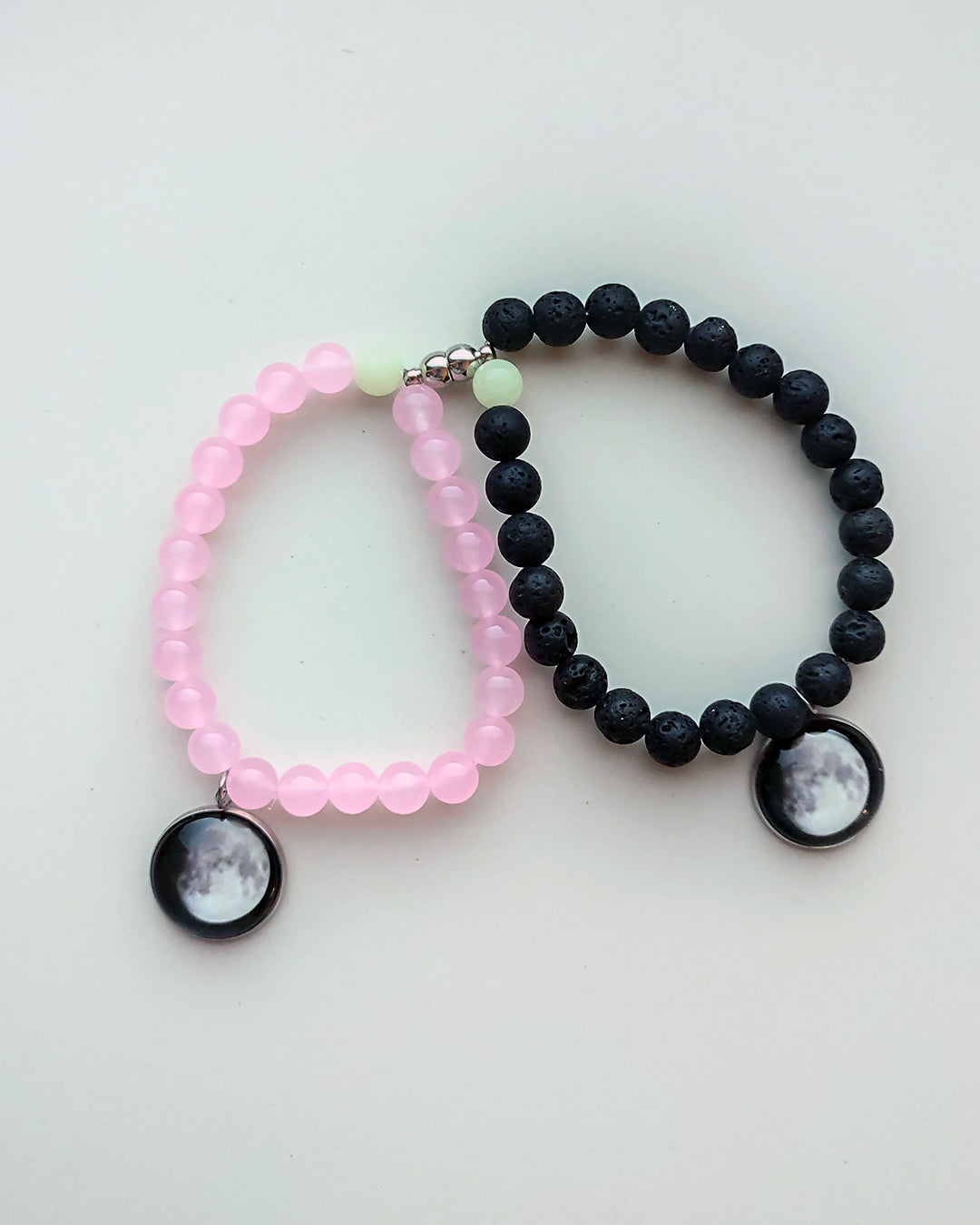 Waxing Gibbous - Pair - Moon Glow Bracelet